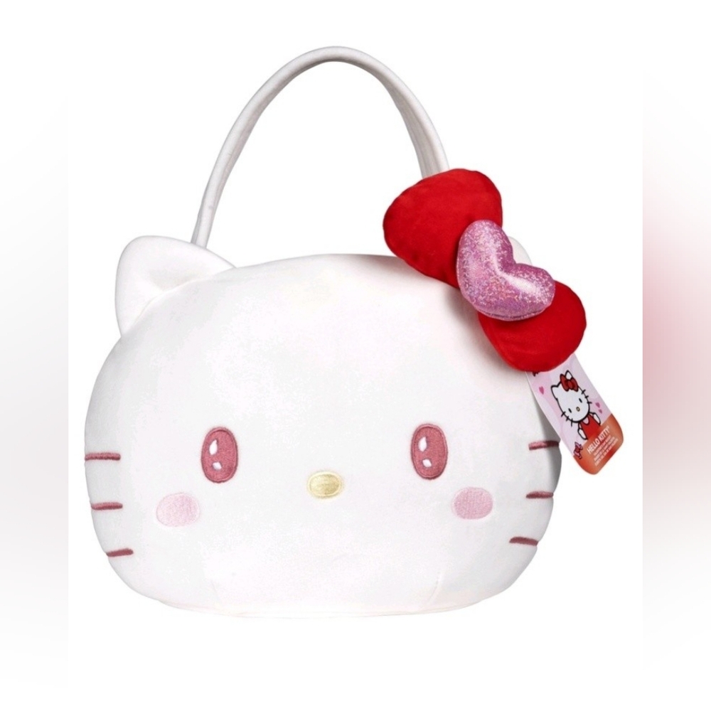 NEW  Hello Kitty Basket Treat Pail. Pass out sweets with Hello Kitty